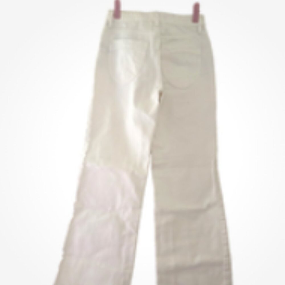 Paige High Rise‎ Cindy Raw Hem Women's Size 29 White Summer Stretchy Jeans #41
